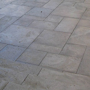 Travertine Patio Installation